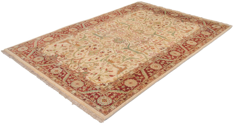 6x9 Vintage Indian Bijar Design Carpet // ONH Item mc001947 Image 1