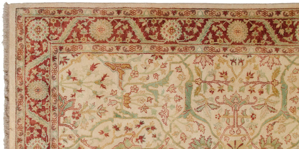 6x9 Vintage Indian Bijar Design Carpet // ONH Item mc001947 Image 7