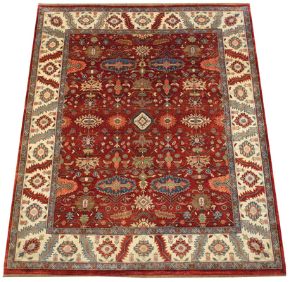 8x10 Vintage Indian Heriz Design Carpet // ONH Item mc001950 Image 1