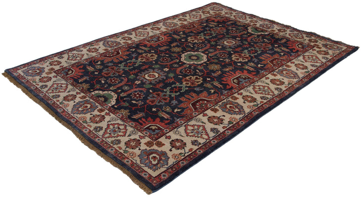 6x9 Vintage Indian Sultanabad Design Carpet // ONH Item mc001951 Image 1
