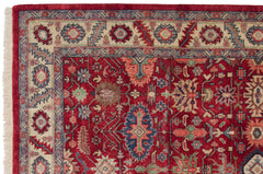 6x9 Vintage Indian Heriz Design Carpet // ONH Item mc001952 Image 6