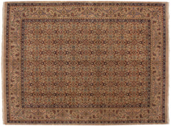 9x12 Vintage Indian Mahal Design Carpet // ONH Item mc001953