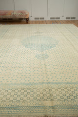 9x11.5 Vintage Distressed Bulgarian Tabriz Design Carpet // ONH Item mc001955 Image 3