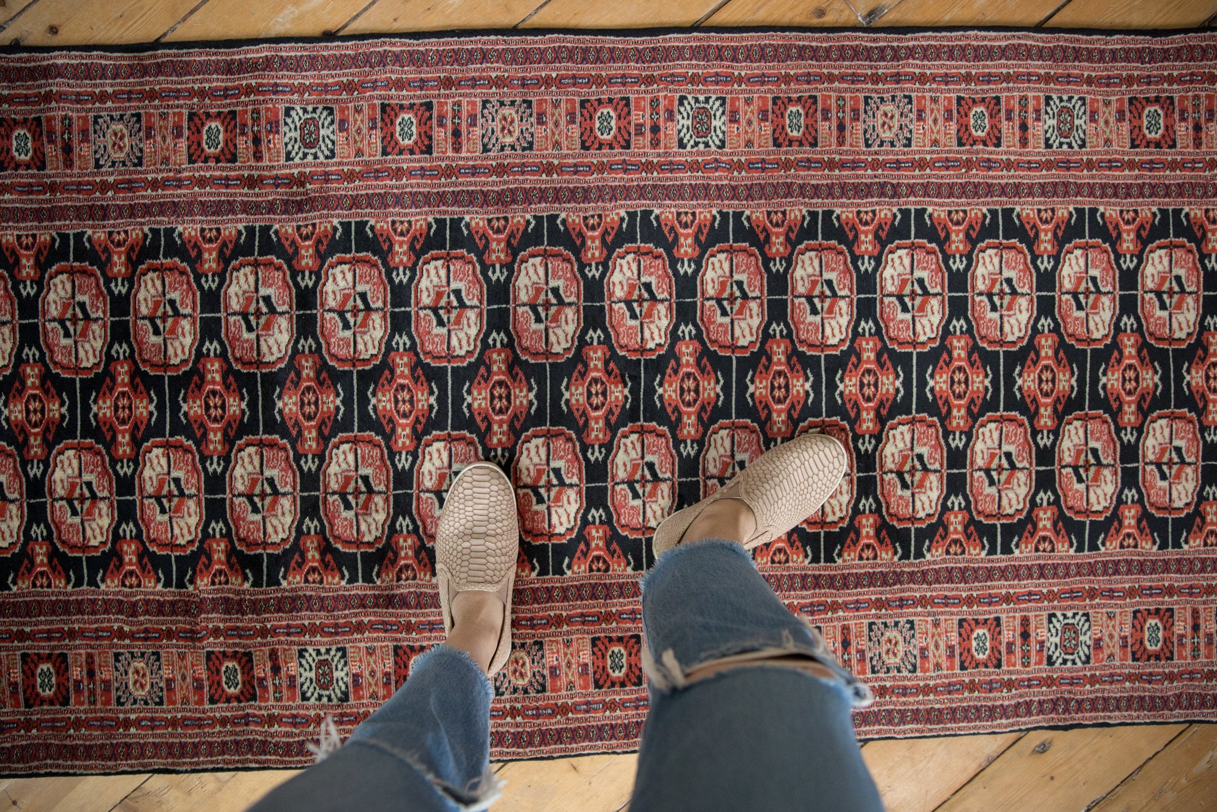 3x20 Vintage Fine Bokhara Rug Runner // ONH Item mc001956 Image 1