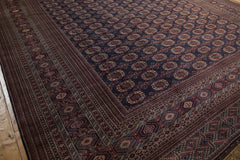 RESERVED 12x12.5 Vintage Fine Bokhara Square Carpet // ONH Item mc001957 Image 5