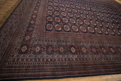 RESERVED 12x12.5 Vintage Fine Bokhara Square Carpet // ONH Item mc001957 Image 7