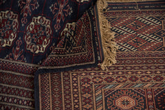 RESERVED 12x12.5 Vintage Fine Bokhara Square Carpet // ONH Item mc001957 Image 13