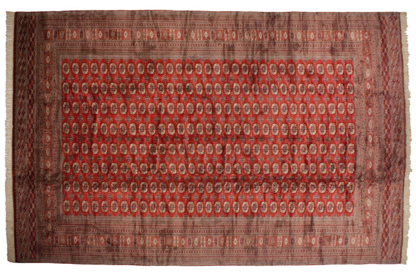 13x19.5 Vintage Fine Bokhara Carpet // ONH Item mc001958 Image 1