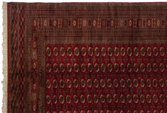 13x19.5 Vintage Fine Bokhara Carpet // ONH Item mc001958 Image 4