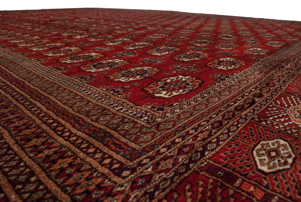 13x19.5 Vintage Fine Bokhara Carpet // ONH Item mc001958 Image 11