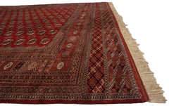 13x19.5 Vintage Fine Bokhara Carpet // ONH Item mc001958 Image 12