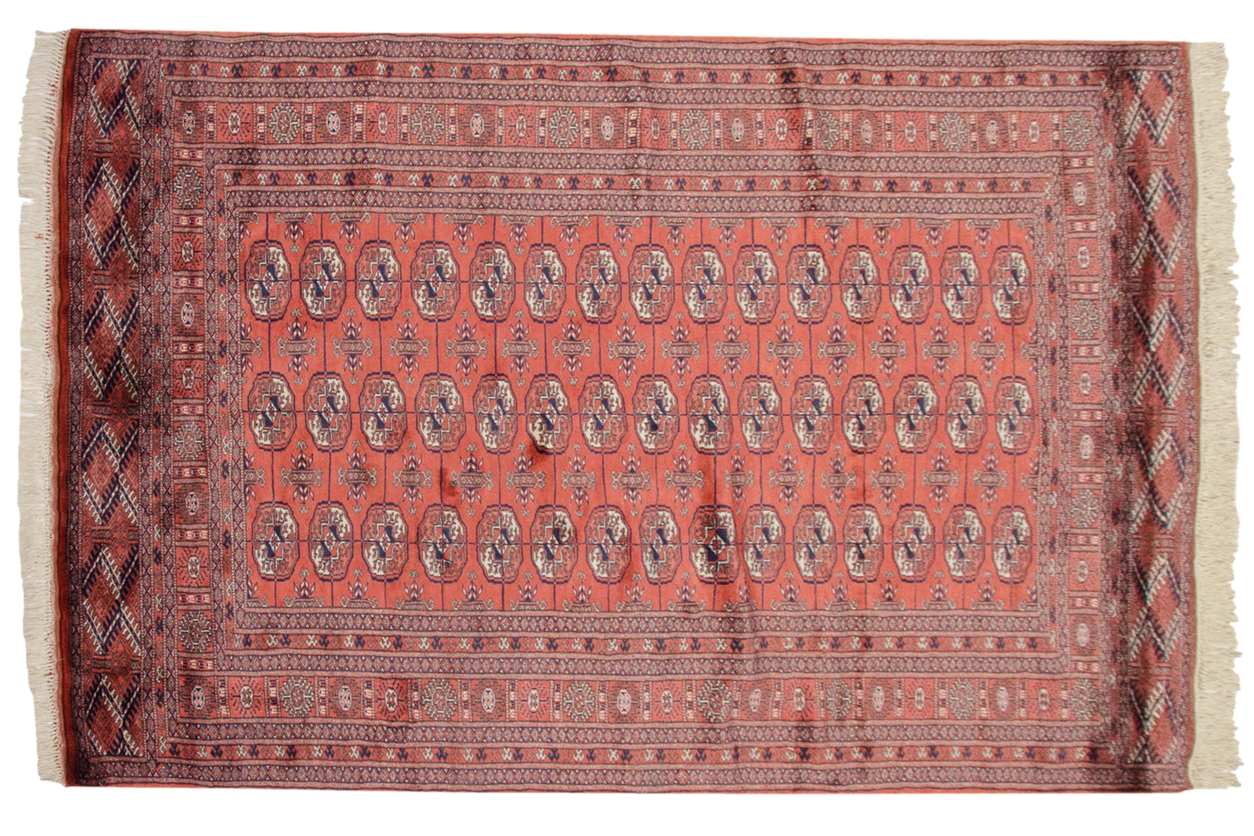 4x6.5 Vintage Fine Bokhara Rug // ONH Item mc001960 Image 1