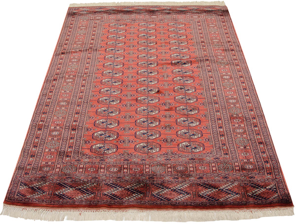 4x6.5 Vintage Fine Bokhara Rug // ONH Item mc001960 Image 5