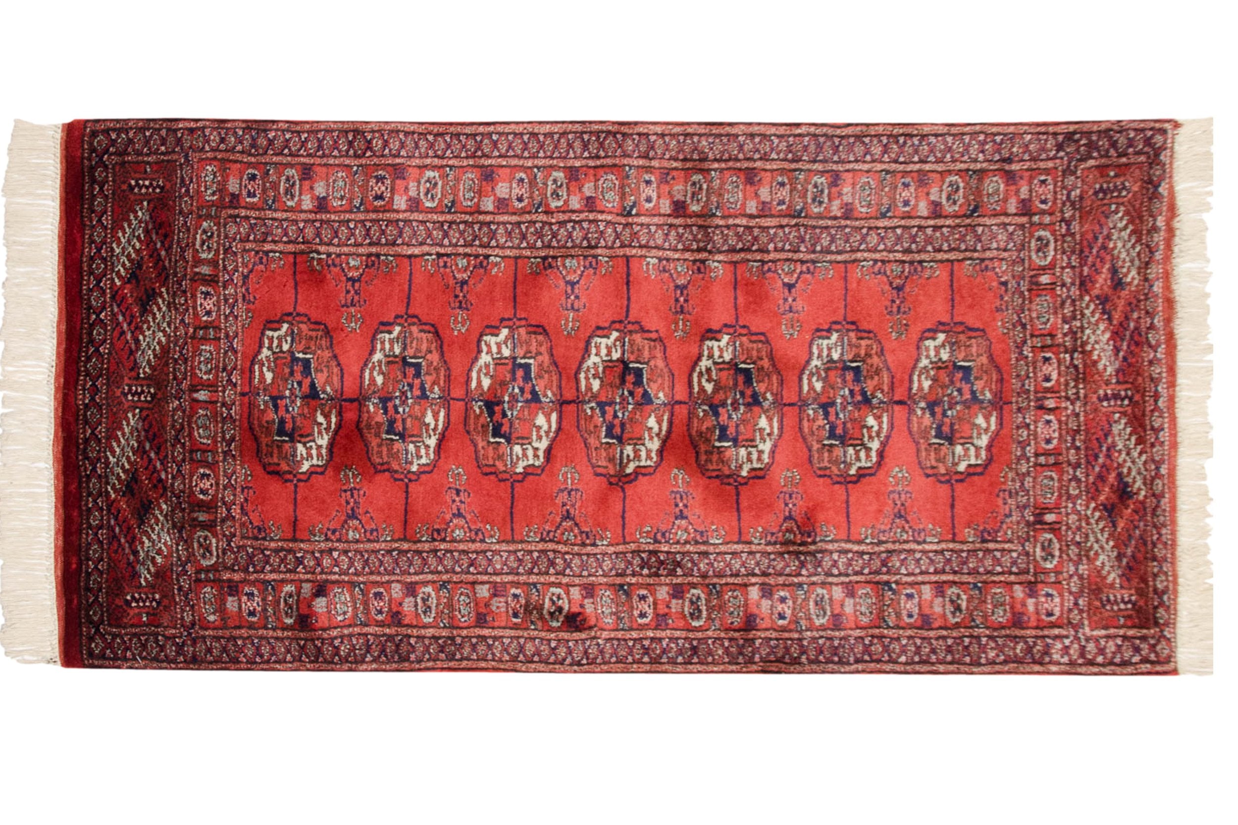 2.5x4.5 Vintage Fine Bokhara Rug // ONH Item mc001961 Image 1