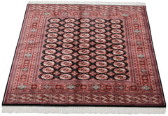 7x8 Vintage Fine Bokhara Square Carpet // ONH Item mc001968 Image 3