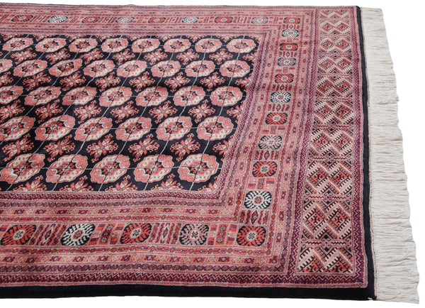 7x8 Vintage Fine Bokhara Square Carpet // ONH Item mc001968 Image 9