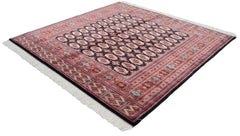 7x8 Vintage Fine Bokhara Square Carpet // ONH Item mc001968 Image 10