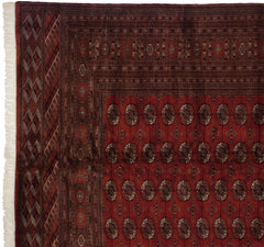 12.5x13 Vintage Fine Bokhara Square Carpet // ONH Item mc001969 Image 4