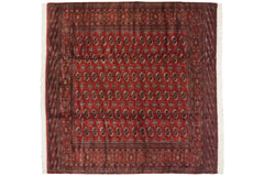 10x10 Vintage Fine Bokhara Square Carpet // ONH Item mc001970