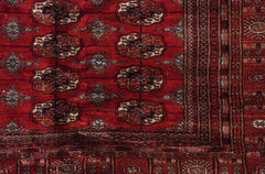 10x10 Vintage Fine Bokhara Square Carpet // ONH Item mc001970 Image 4