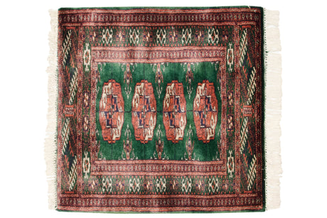 2x3 Vintage Fine Bokhara Rug Mat // ONH Item mc001972