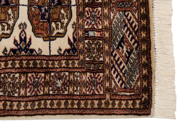 2x3 Vintage Fine Bokhara Rug Mat // ONH Item mc001973 Image 2