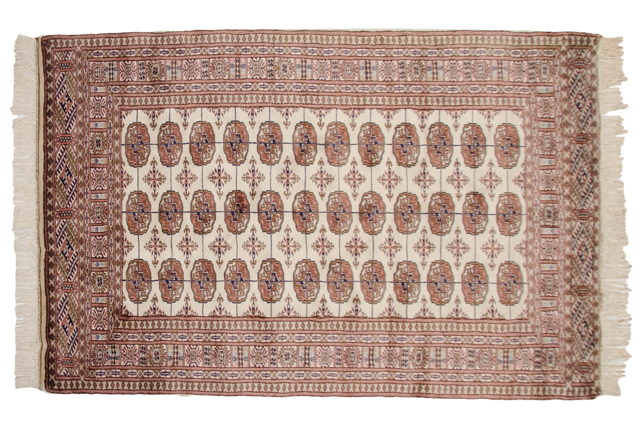 4x6 Vintage Fine Bokhara Rug // ONH Item mc001974 Image 1