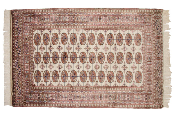 4x6 Vintage Fine Bokhara Rug // ONH Item mc001974 Image 1