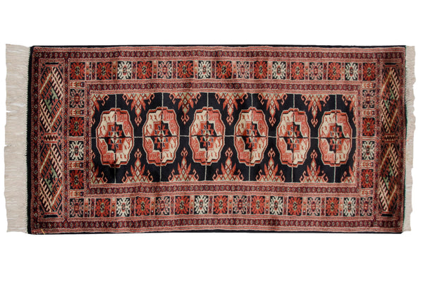 2x4.5 Vintage Fine Bokhara Rug Runner // ONH Item mc001976 Image 1