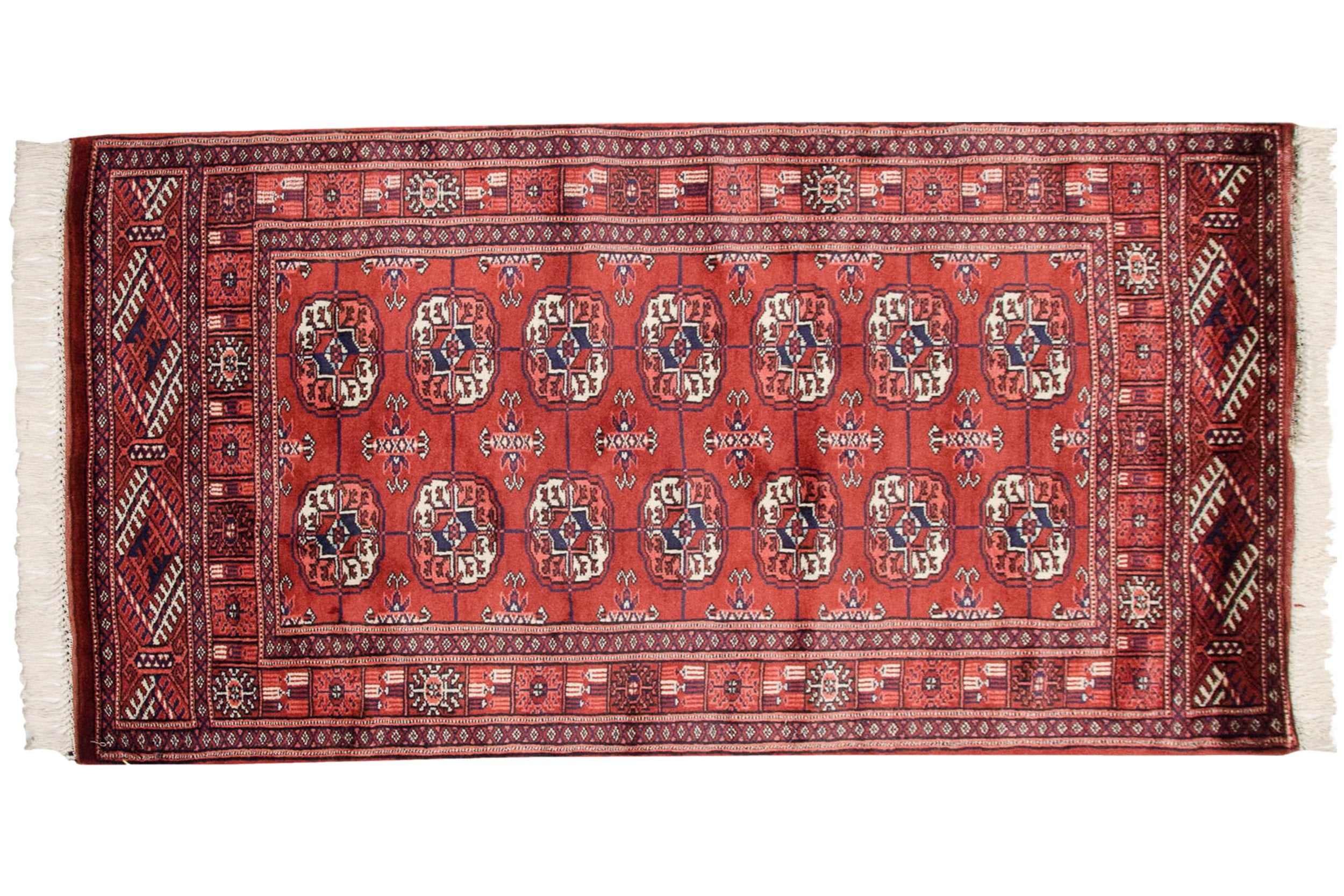 2.5x4 Vintage Fine Bokhara Rug // ONH Item mc001981 Image 1
