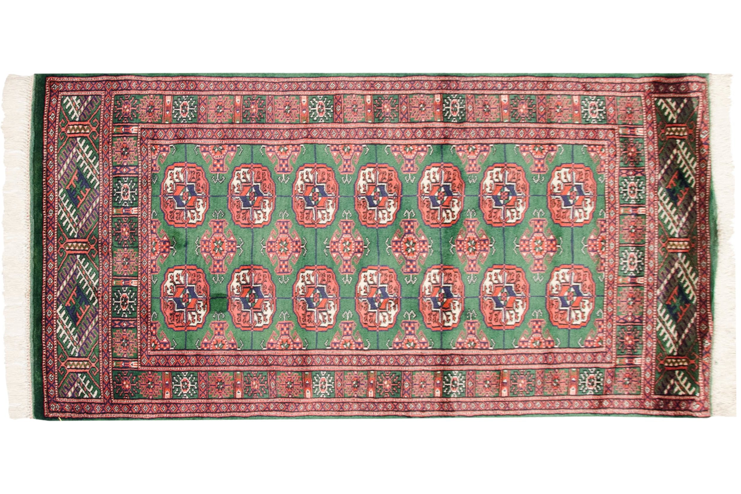 2.5x4 Vintage Fine Bokhara Rug // ONH Item mc001982 Image 1