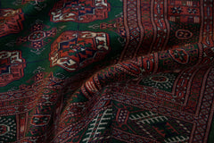 5x5 Vintage Fine Bokhara Square Rug // ONH Item mc001983 Image 7