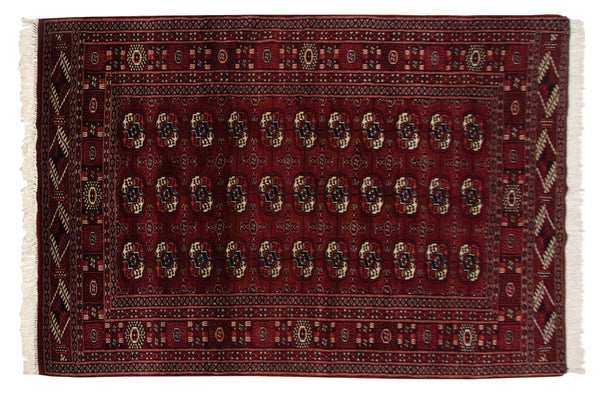 4x6 Vintage Fine Bokhara Rug // ONH Item mc001984