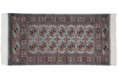 2.5x3 Vintage Fine Bokhara Square Rug // ONH Item mc001985 Image 1