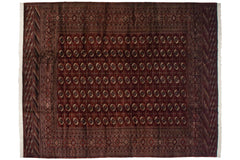 12x14.5 Vintage Fine Bokhara Carpet // ONH Item mc001987