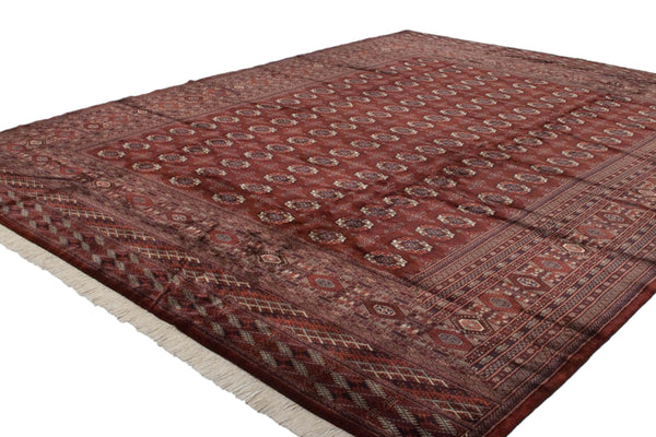 12x14.5 Vintage Fine Bokhara Carpet // ONH Item mc001987 Image 1