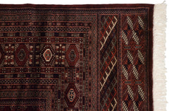 12x14.5 Vintage Fine Bokhara Carpet // ONH Item mc001987 Image 3