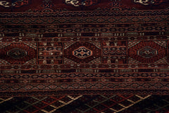 12x14.5 Vintage Fine Bokhara Carpet // ONH Item mc001987 Image 4