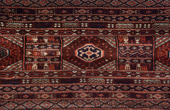 12x14.5 Vintage Fine Bokhara Carpet // ONH Item mc001987 Image 6