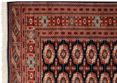 5.5x6 Vintage Fine Bokhara Square Carpet // ONH Item mc001989 Image 3