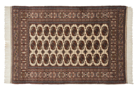 4x6.5 Vintage Fine Bokhara Rug // ONH Item mc001991