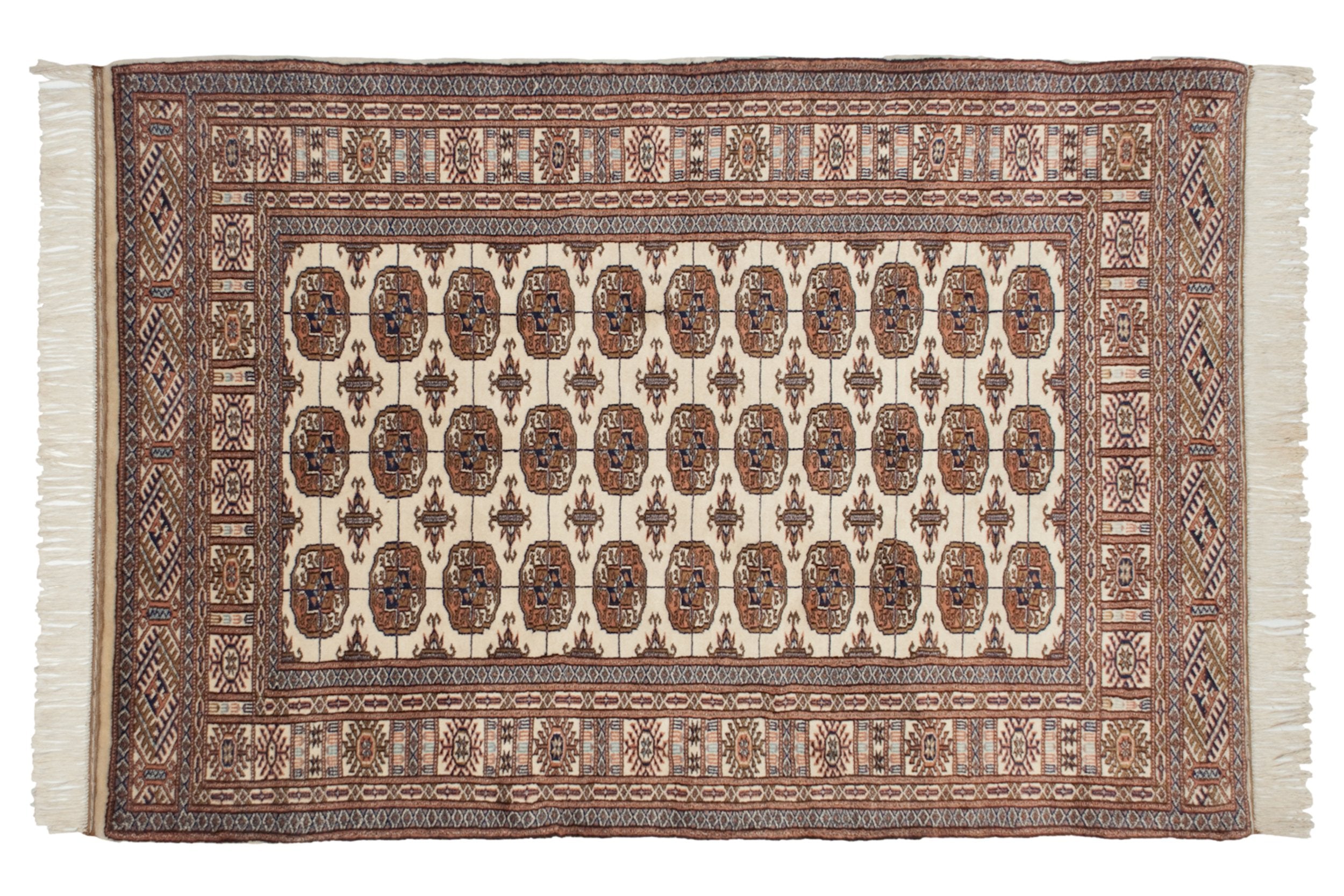 4x6.5 Vintage Fine Bokhara Rug // ONH Item mc001991 Image 1