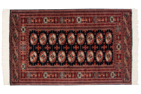 3x5 Vintage Fine Bokhara Rug // ONH Item mc001992