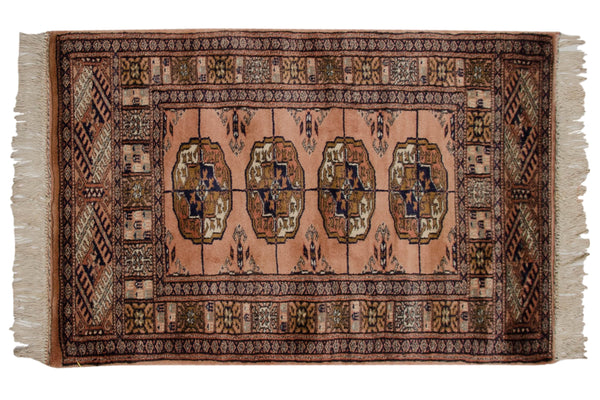 2x3 Vintage Fine Bokhara Rug Mat // ONH Item mc001994 Image 1