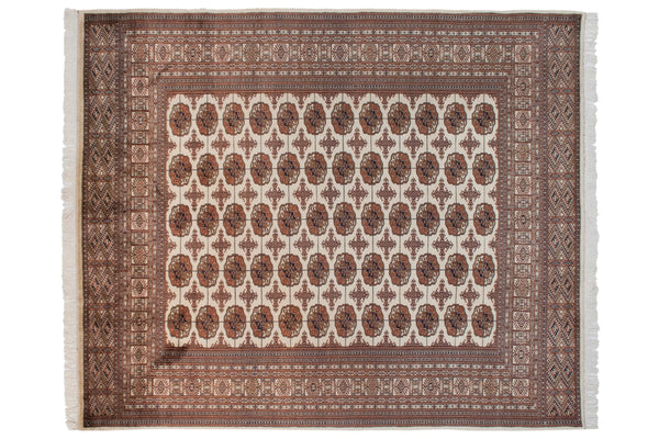 8.5x10 Vintage Fine Bokhara Carpet // ONH Item mc001996