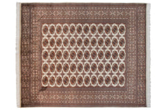 8.5x10 Vintage Fine Bokhara Carpet // ONH Item mc001996