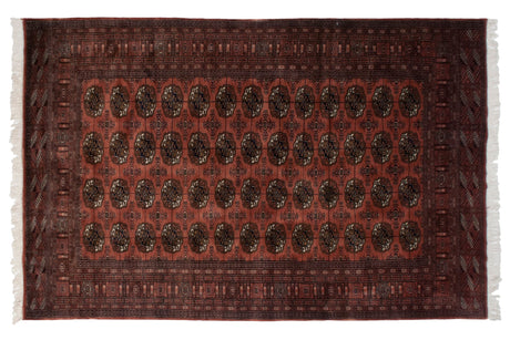 6x9.5 Vintage Fine Bokhara Carpet // ONH Item mc001999