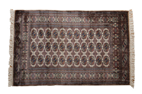 4x6.5 Vintage Fine Bokhara Rug // ONH Item mc002000