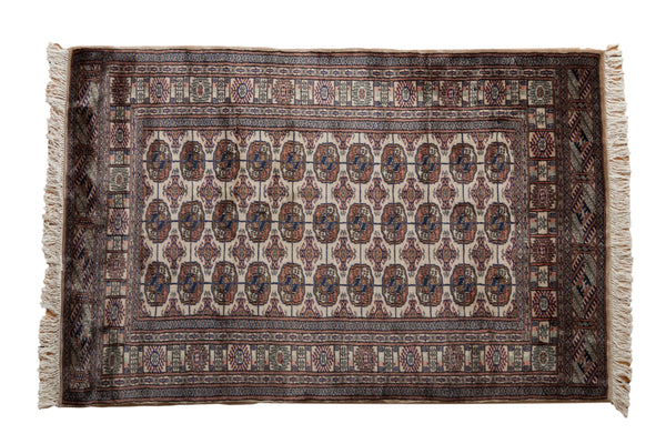 4x6.5 Vintage Fine Bokhara Rug // ONH Item mc002000