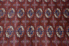 8x8.5 Vintage Fine Bokhara Square Carpet // ONH Item mc002003 Image 2